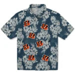 Cincinnati Bengals Hawaiian Shirt - Hibiscus Flowers | Hula Hawaiian Shirts