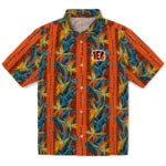 Cincinnati Bengals Hawaiian Shirt - Paradise Vines | Hula Hawaiian Shirts