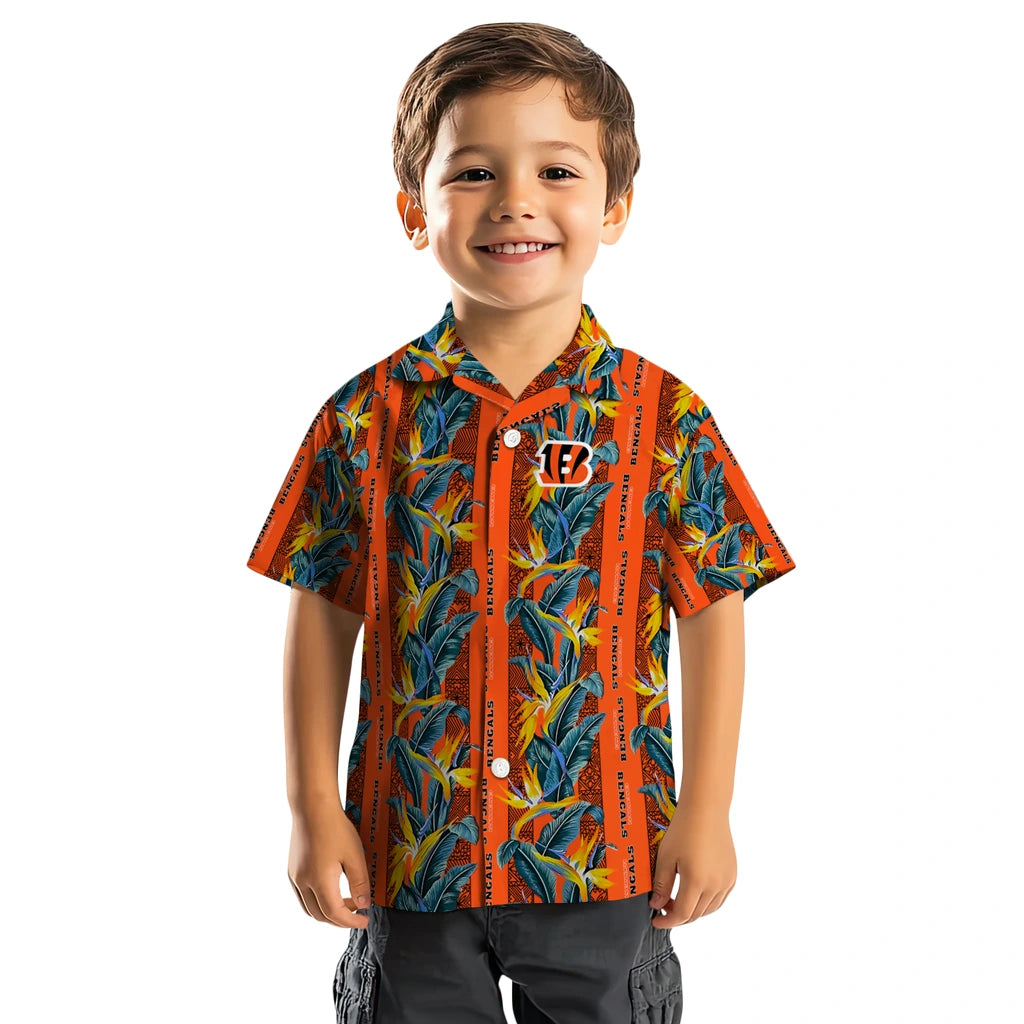 Cincinnati Bengals Hawaiian Shirt - Paradise Vines | Hula Hawaiian Shirts