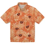 Cincinnati Bengals Hawaiian Shirt - Vintage Palm Tree | Hula Hawaiian Shirts