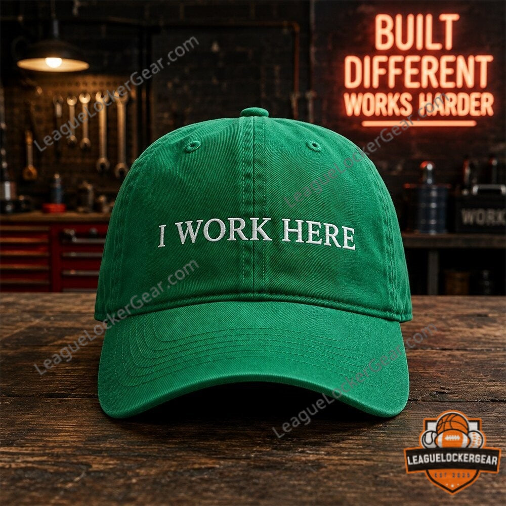 Cincinnati Bengals Joe Burrow I Work Here Hat - League Locker