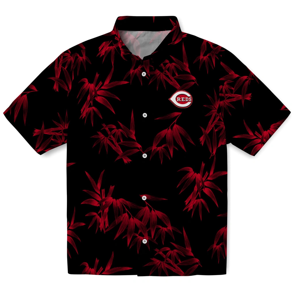 Cincinnati Reds Hawaiian Shirt - Bamboo Branches | Hula Hawaiian Shirts