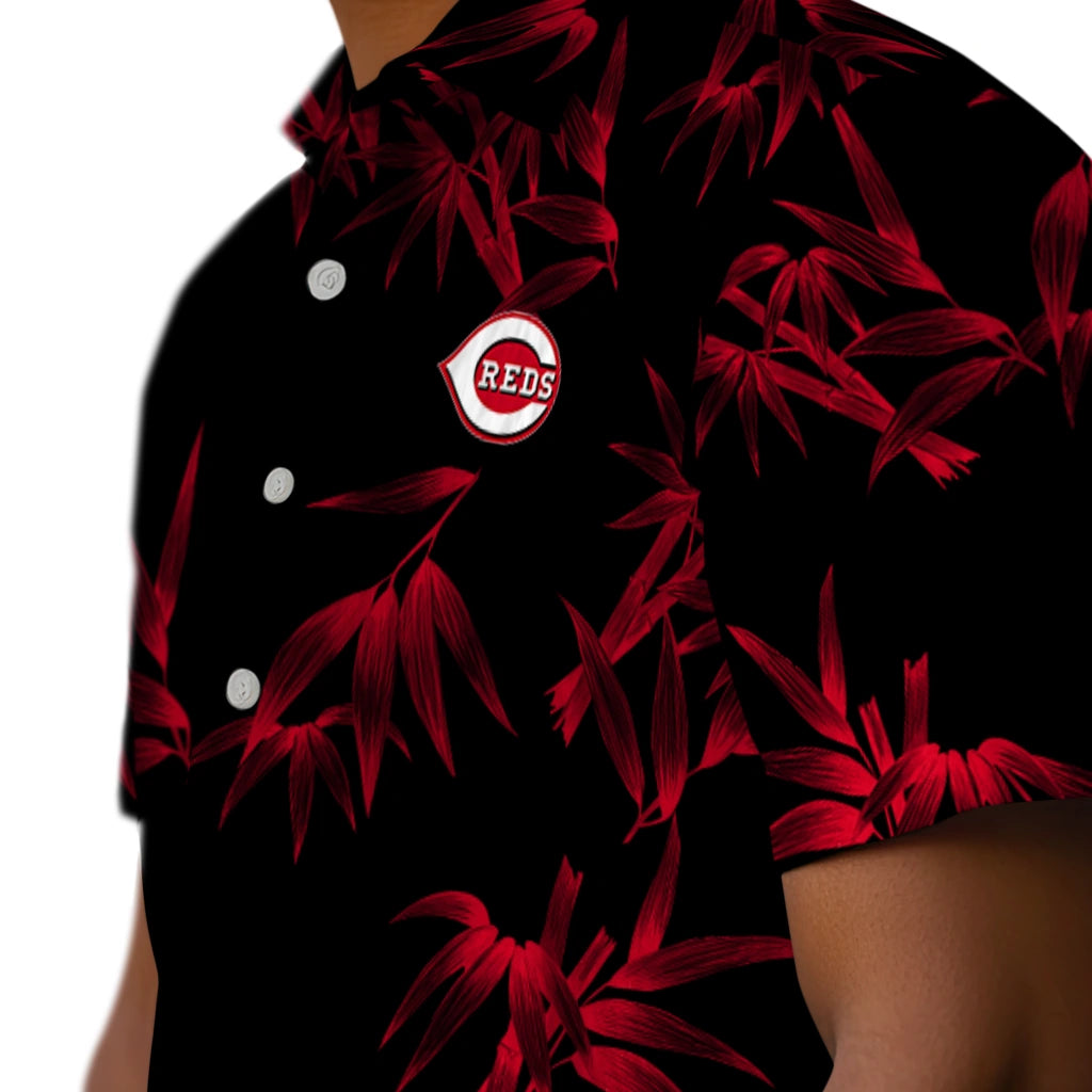 Cincinnati Reds Hawaiian Shirt - Bamboo Branches | Hula Hawaiian Shirts