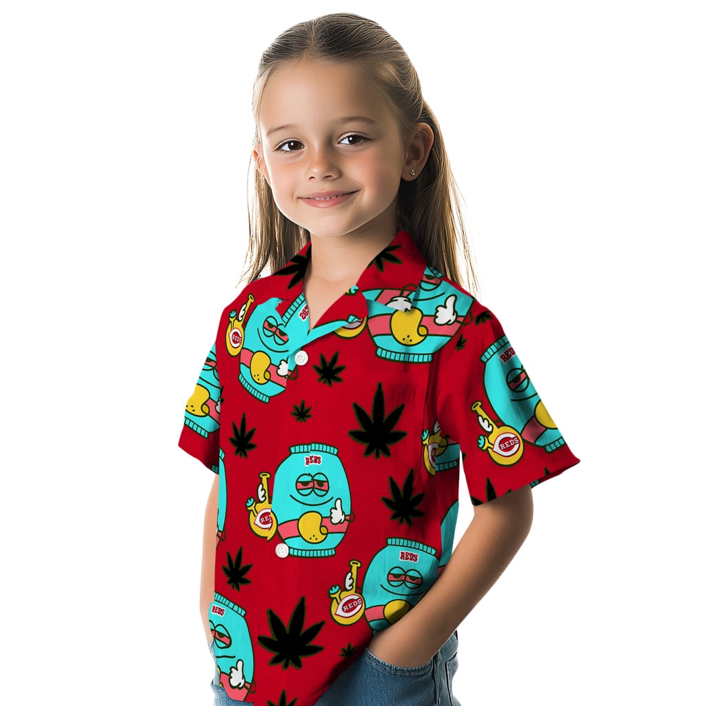 Cincinnati Reds Hawaiian Shirt - Chill Vibe | Hula Hawaiian Shirts