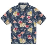 Cincinnati Reds Hawaiian Shirt - Flamingo Hibiscus | Hula Hawaiian Shirts