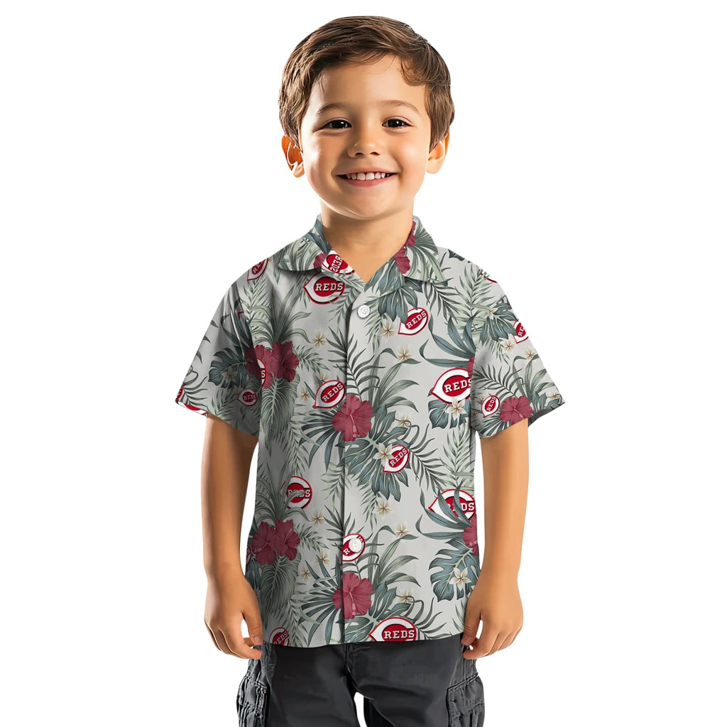 Cincinnati Reds Hawaiian Shirt - Hibiscus Designs | Hula Hawaiian Shirts