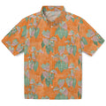 Clemson Tigers Hawaiian Shirt - Anthurium Overlay | Hula Hawaiian Shirts