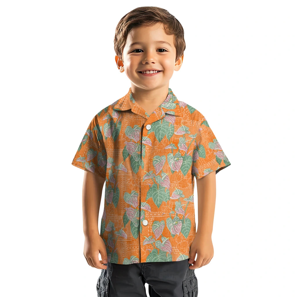 Clemson Tigers Hawaiian Shirt - Anthurium Overlay | Hula Hawaiian Shirts