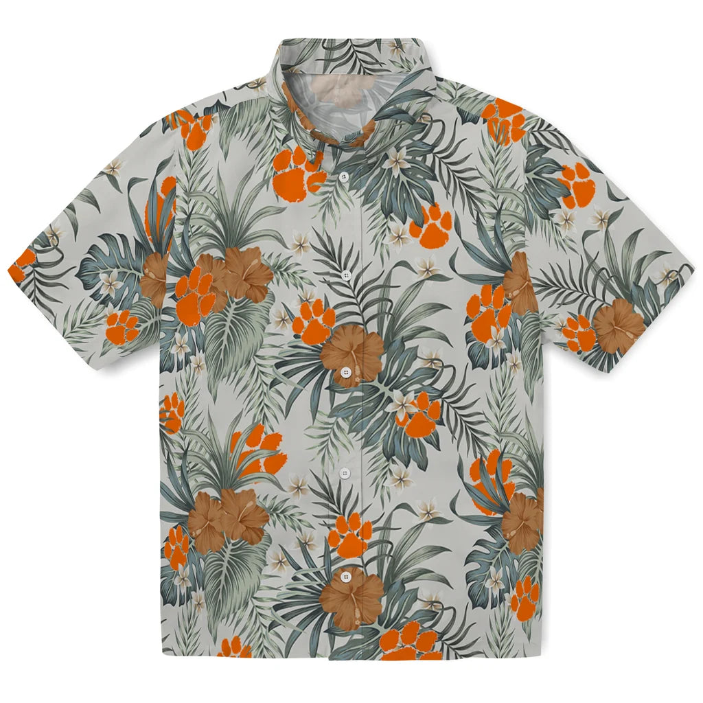 Clemson Tigers Hawaiian Shirt - Hibiscus Designs | Hula Hawaiian Shirts