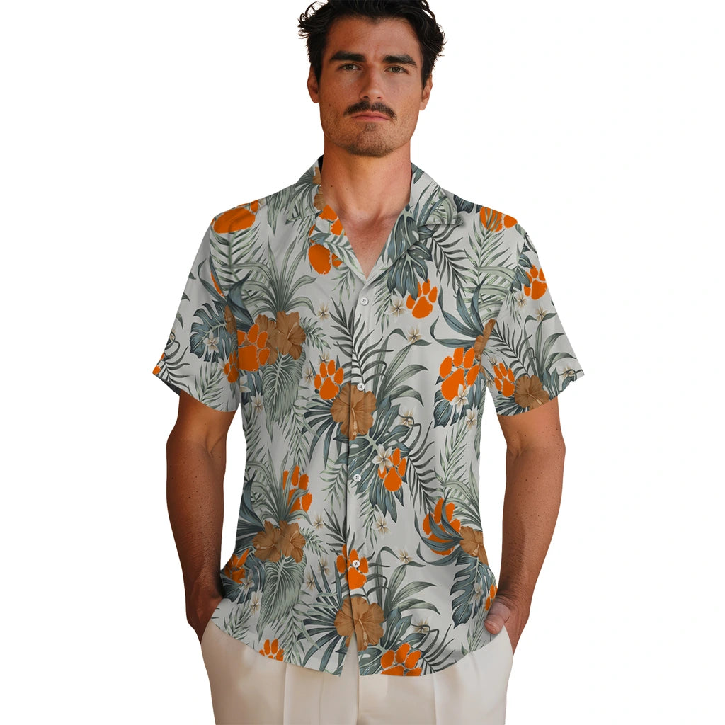 Clemson Tigers Hawaiian Shirt - Hibiscus Designs | Hula Hawaiian Shirts