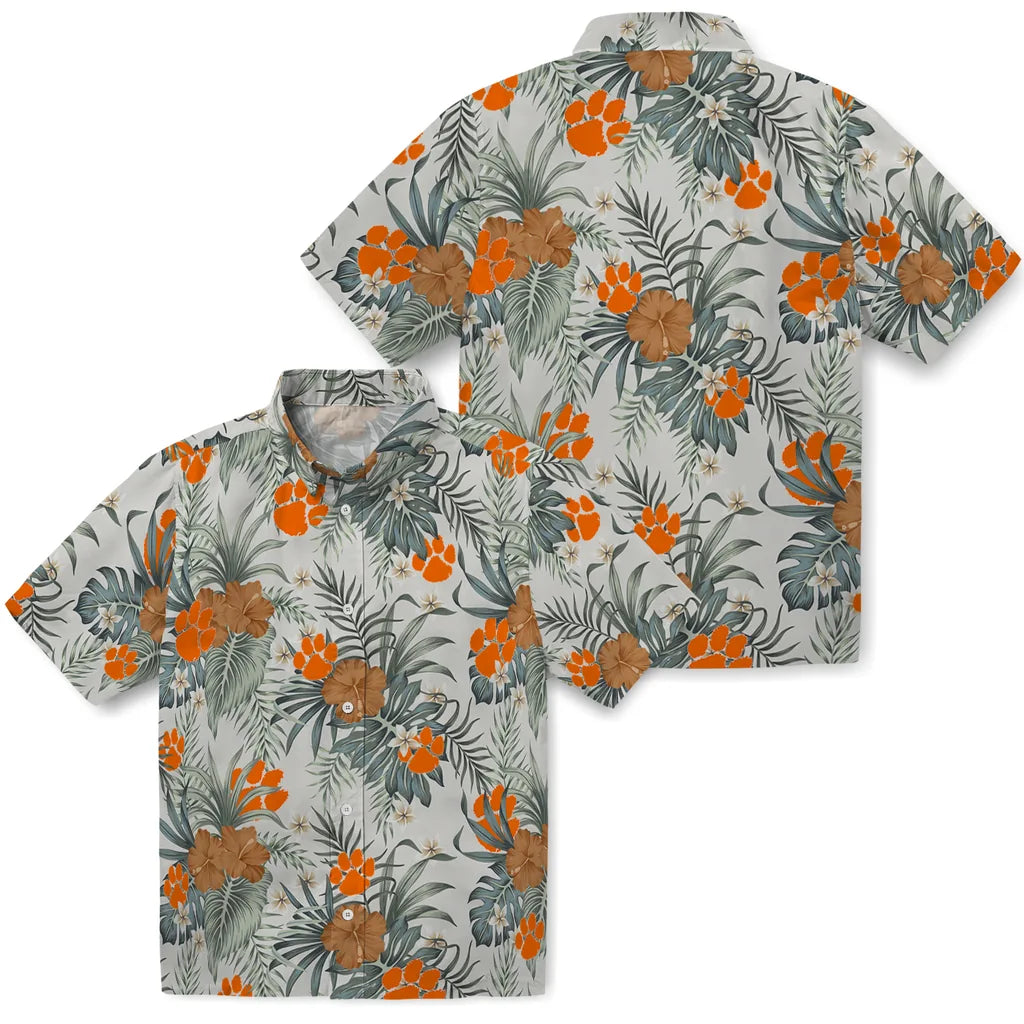 Clemson Tigers Hawaiian Shirt - Hibiscus Designs | Hula Hawaiian Shirts