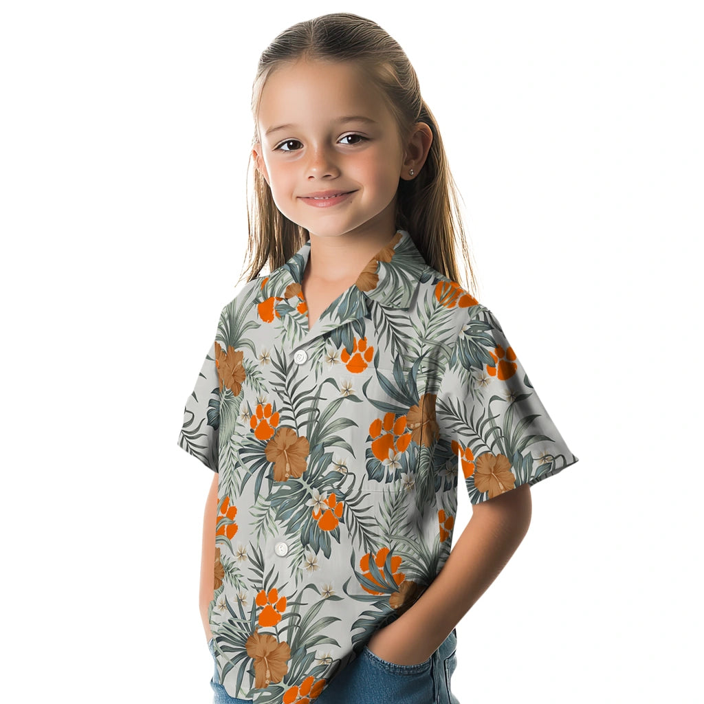 Clemson Tigers Hawaiian Shirt - Hibiscus Designs | Hula Hawaiian Shirts