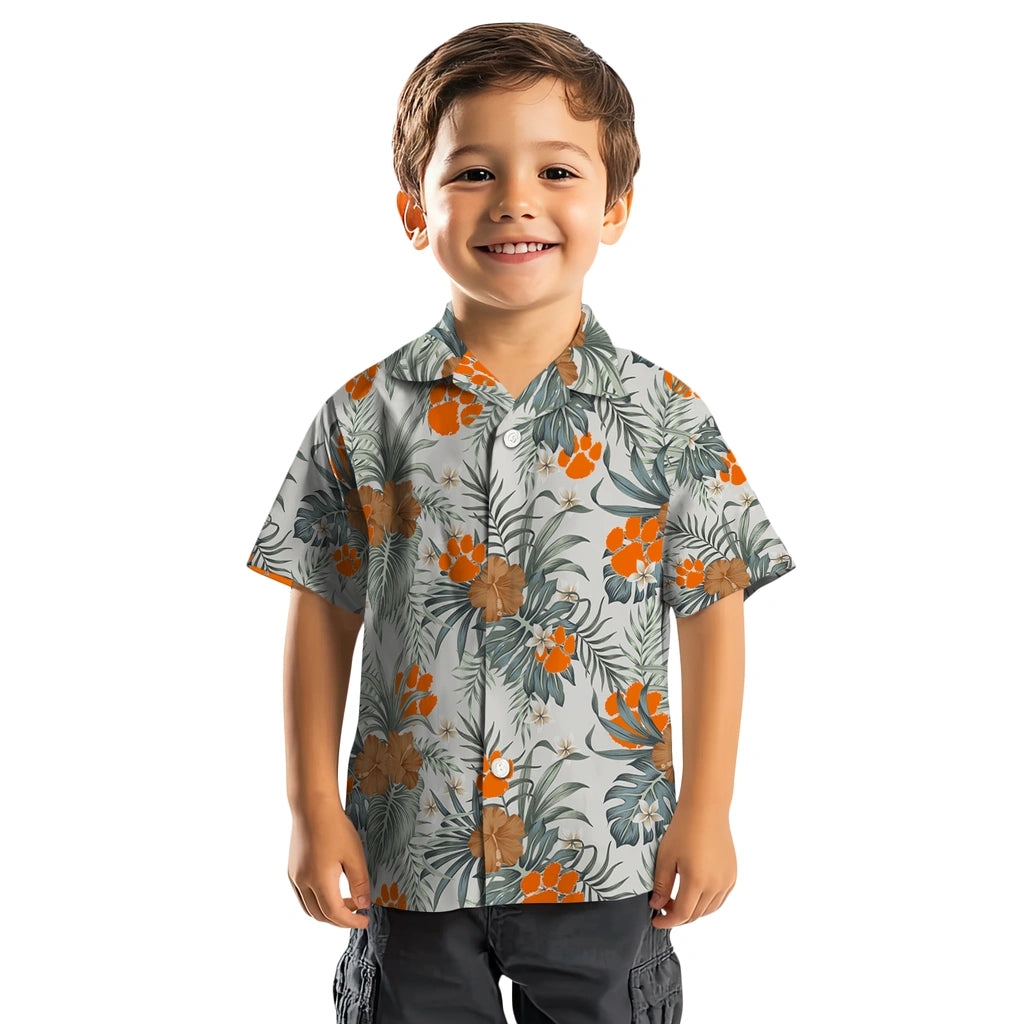 Clemson Tigers Hawaiian Shirt - Hibiscus Designs | Hula Hawaiian Shirts