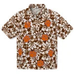Clemson Tigers Hawaiian Shirt - Hibiscus Motif | Hula Hawaiian Shirts