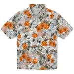 Clemson Tigers Hawaiian Shirt - Hibiscus Seaside | Hula Hawaiian Shirts