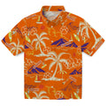 Clemson Tigers Hawaiian Shirt - Palm Tree Island | Hula Hawaiian Shirts