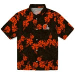 Cleveland Browns Hawaiian Shirt - 50th State Flower | Hula Hawaiian Shirts