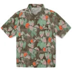 Cleveland Browns Hawaiian Shirt - Anthurium Overlay | Hula Hawaiian Shirts