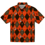 Cleveland Browns Hawaiian Shirt - Golfing Plaid | Hula Hawaiian Shirts