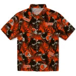 Cleveland Browns Hawaiian Shirt - Hibiscus Exotic | Hula Hawaiian Shirts