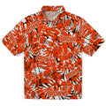 Cleveland Browns Hawaiian Shirt - Hibiscus Overlay | Hula Hawaiian Shirts