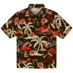 Cleveland Browns Hawaiian Shirt - Palm Tree Island | Hula Hawaiian Shirts