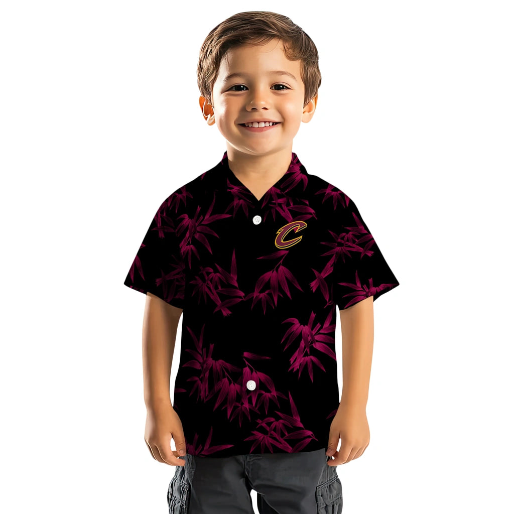 Cleveland Cavaliers Hawaiian Shirt - Bamboo Branches | Hula Hawaiian Shirts