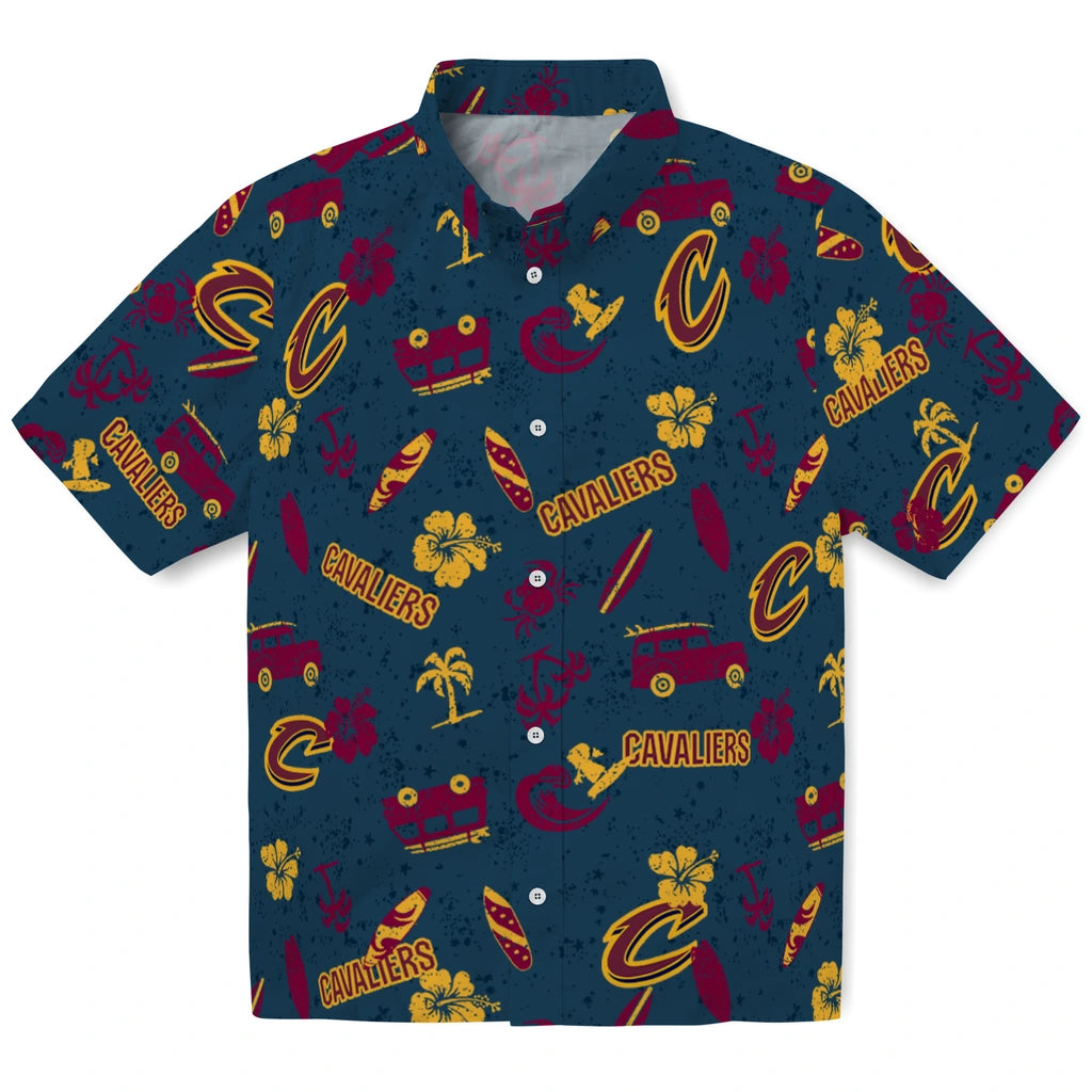 Cleveland Cavaliers Hawaiian Shirt - Beach Vibe | Hula Hawaiian Shirts