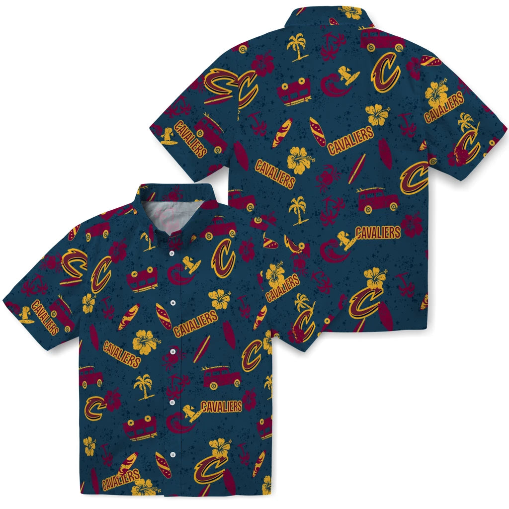 Cleveland Cavaliers Hawaiian Shirt - Beach Vibe | Hula Hawaiian Shirts