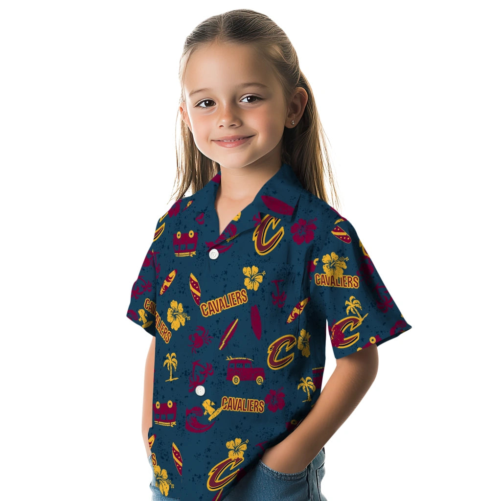Cleveland Cavaliers Hawaiian Shirt - Beach Vibe | Hula Hawaiian Shirts