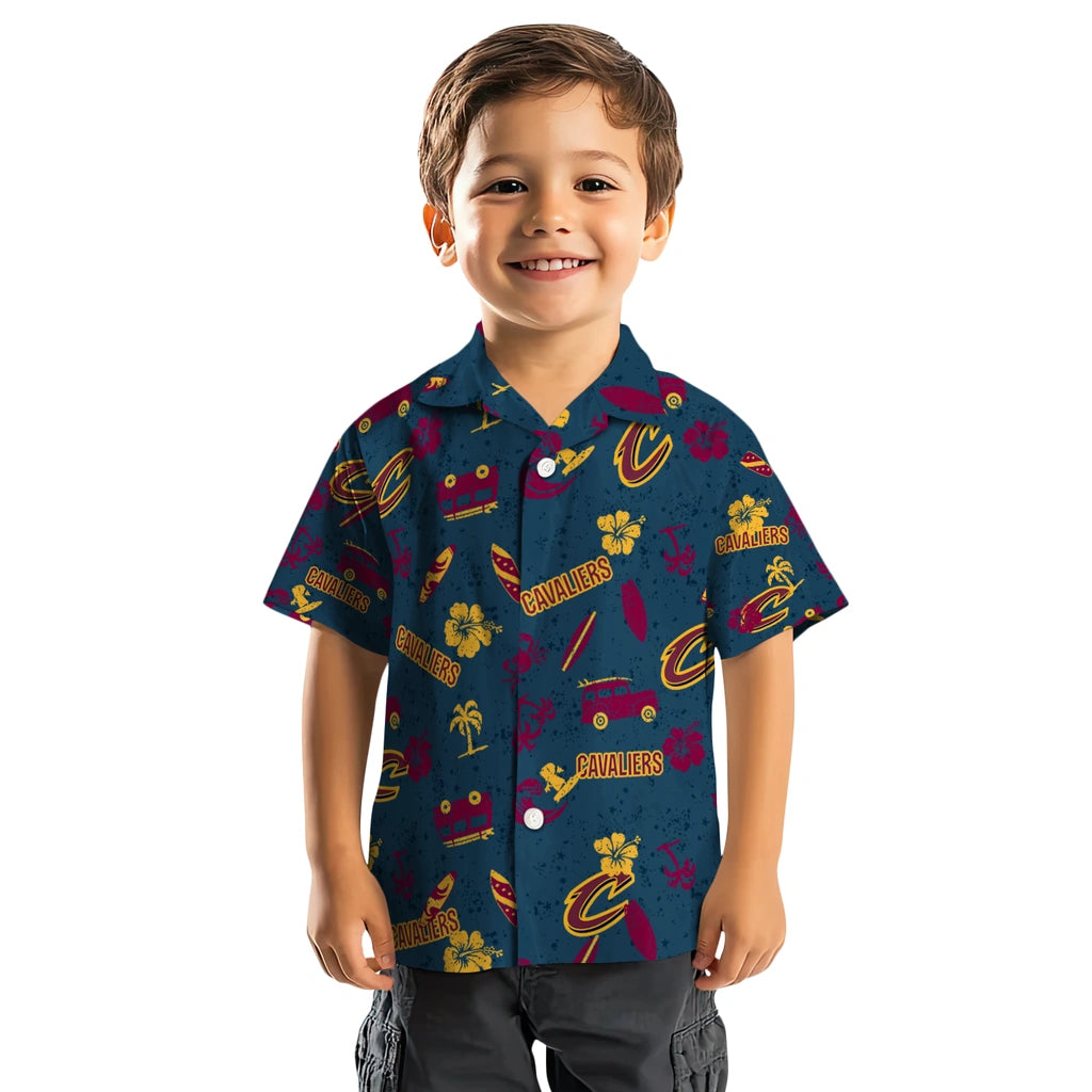 Cleveland Cavaliers Hawaiian Shirt - Beach Vibe | Hula Hawaiian Shirts