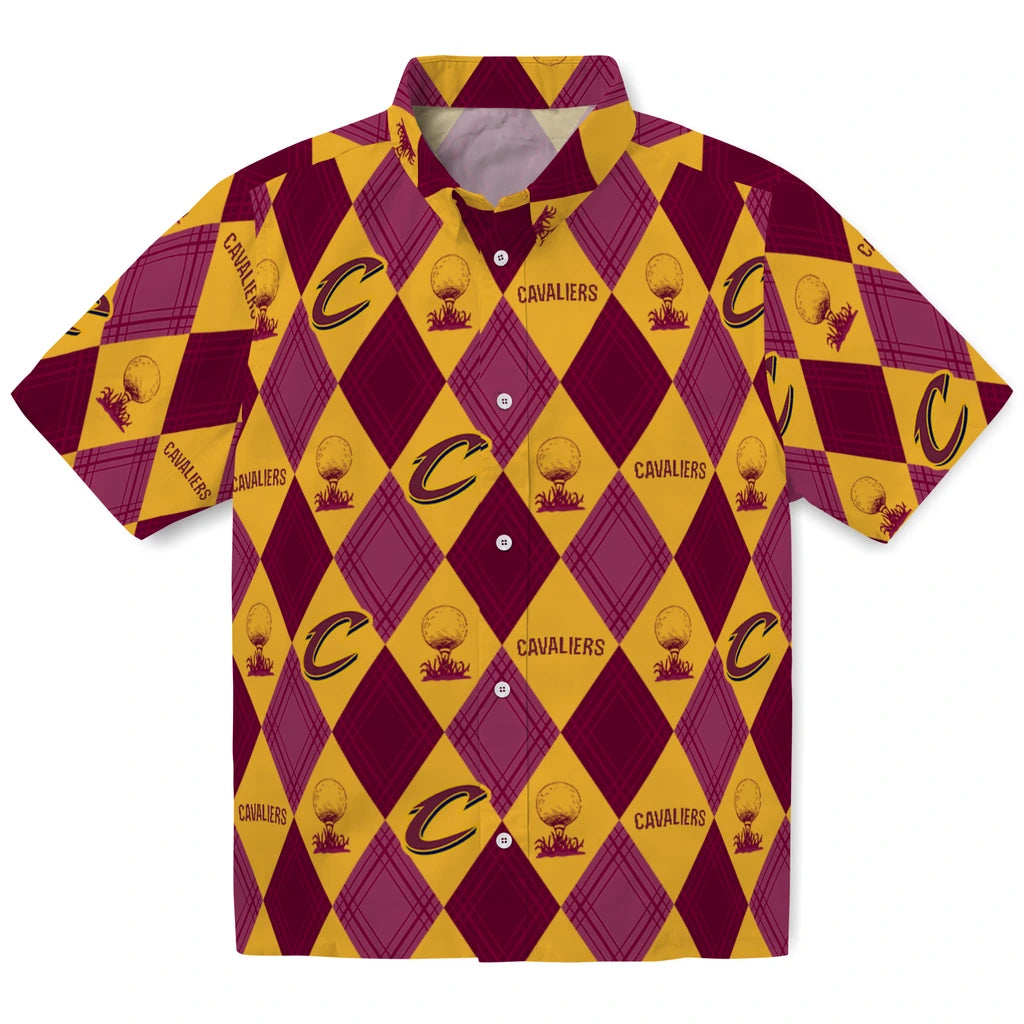 Cleveland Cavaliers Hawaiian Shirt - Golfing Plaid | Hula Hawaiian Shirts