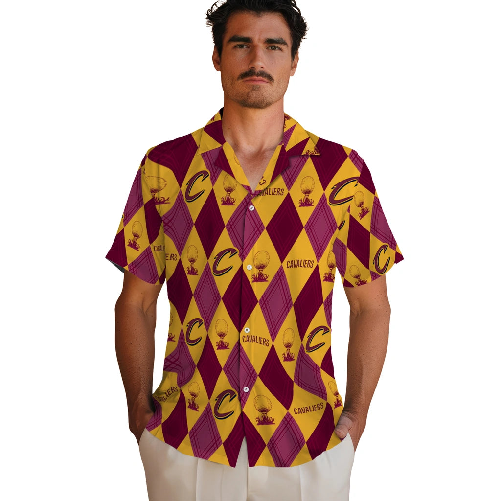 Cleveland Cavaliers Hawaiian Shirt - Golfing Plaid | Hula Hawaiian Shirts