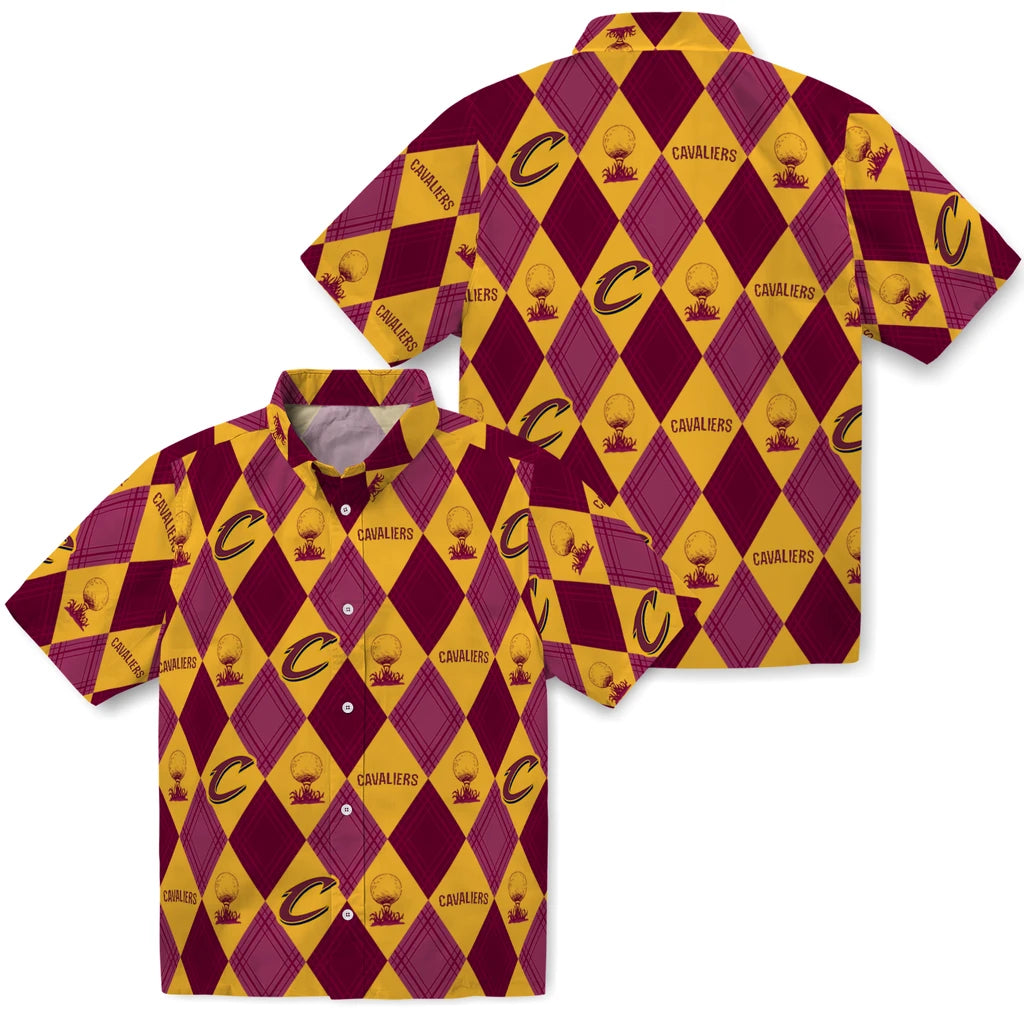Cleveland Cavaliers Hawaiian Shirt - Golfing Plaid | Hula Hawaiian Shirts