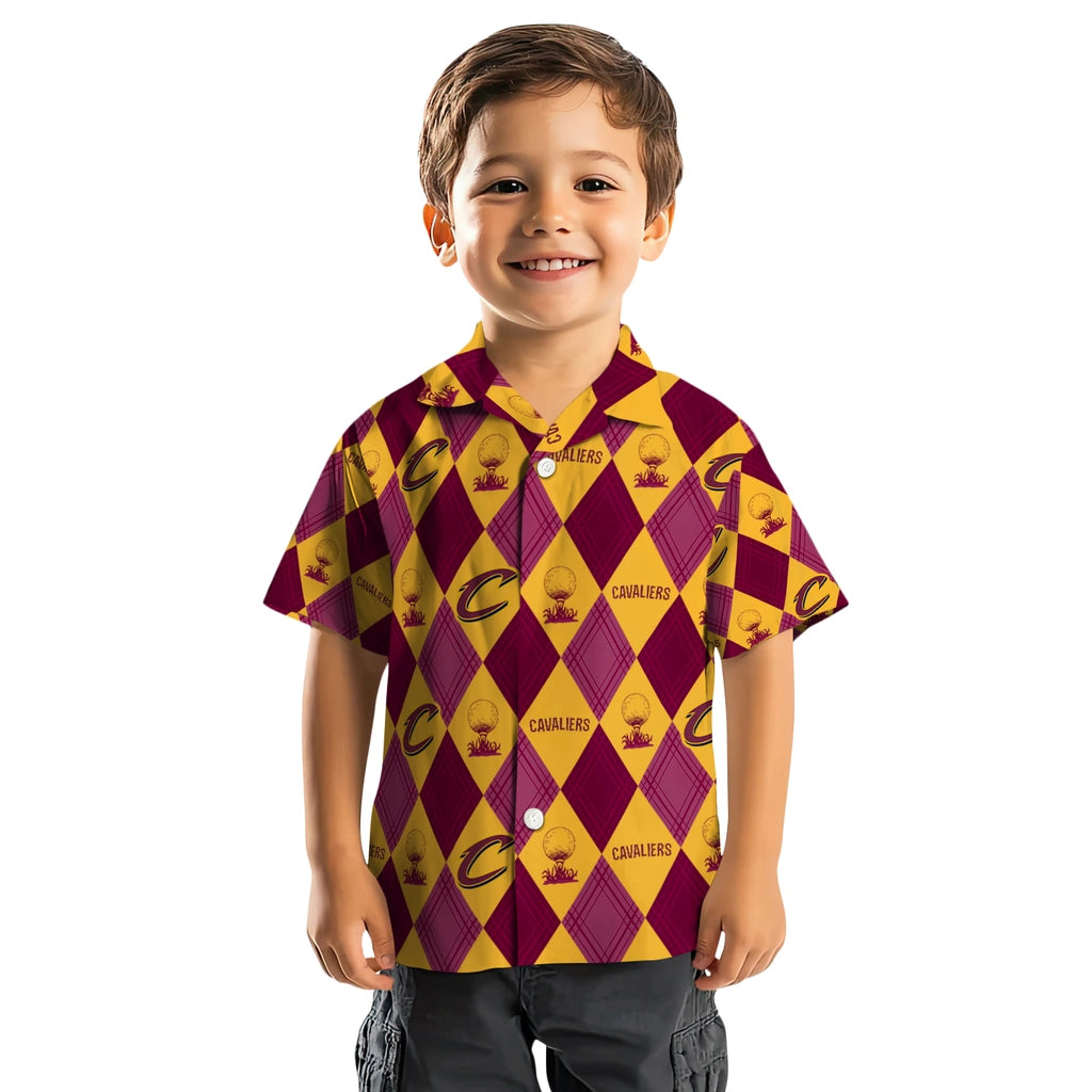 Cleveland Cavaliers Hawaiian Shirt - Golfing Plaid | Hula Hawaiian Shirts