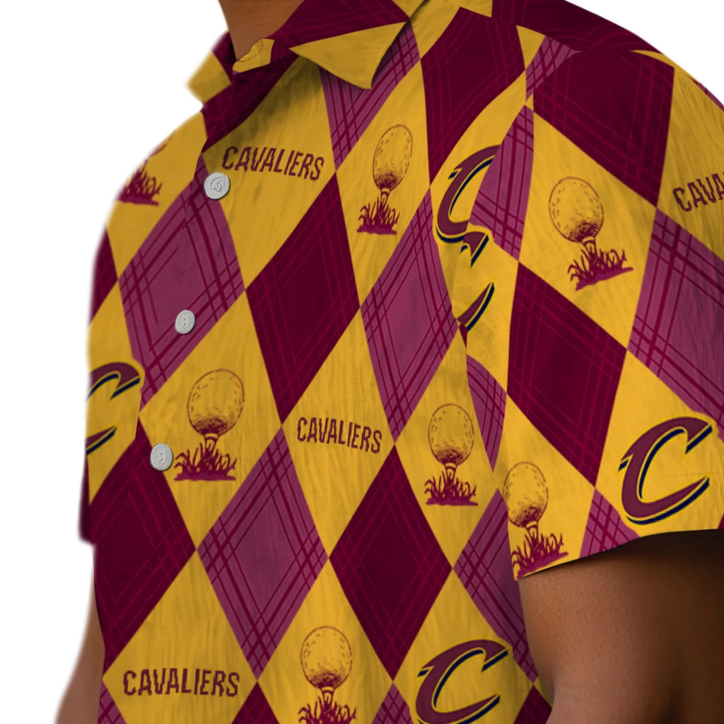Cleveland Cavaliers Hawaiian Shirt - Golfing Plaid | Hula Hawaiian Shirts