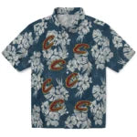 Cleveland Cavaliers Hawaiian Shirt - Hibiscus Flowers | Hula Hawaiian Shirts