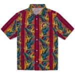Cleveland Cavaliers Hawaiian Shirt - Paradise Vines | Hula Hawaiian Shirts