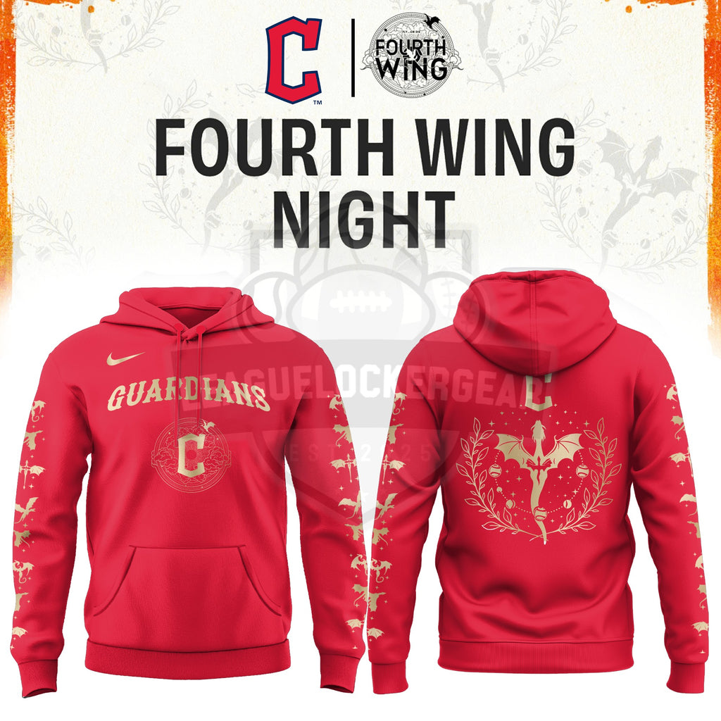 Cleveland Guardians Fourth Wing Night Hoodie - LeagueLockerGear