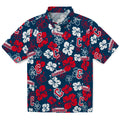 Cleveland Guardians Hawaiian Shirt - Hibiscus Flower Design | Hula Hawaiian Shirts