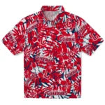 Cleveland Guardians Hawaiian Shirt - Hibiscus Overlay | Hula Hawaiian Shirts