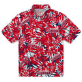 Cleveland Guardians Hawaiian Shirt - Hibiscus Overlay | Hula Hawaiian Shirts