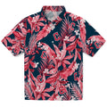 Cleveland Guardians Hawaiian Shirt - Palm Leaves | Hula Hawaiian Shirts