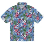 Cleveland Guardians Hawaiian Shirt - Pineapple Bouquet | Hula Hawaiian Shirts