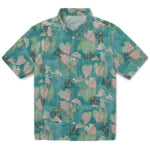 Coastal Carolina Chanticleers Hawaiian Shirt - Anthurium Overlay | Hula Hawaiian Shirts