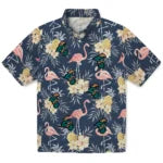 Coastal Carolina Chanticleers Hawaiian Shirt - Flamingo Hibiscus | Hula Hawaiian Shirts