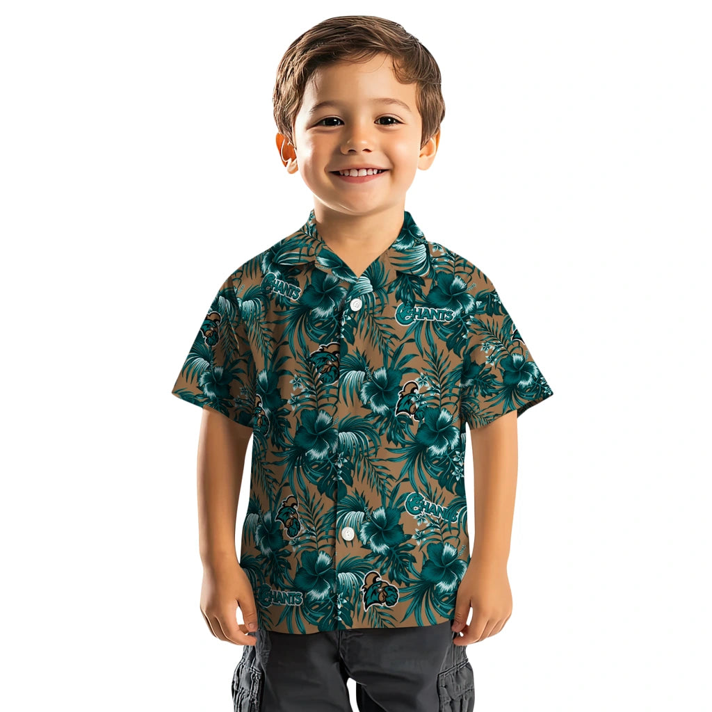 Coastal Carolina Chanticleers Hawaiian Shirt - Hibiscus Exotic | Hula Hawaiian Shirts