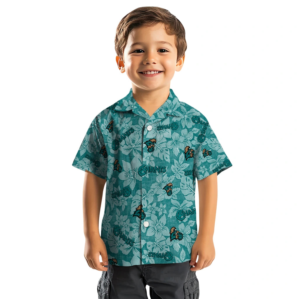 Coastal Carolina Chanticleers Hawaiian Shirt - Hibiscus Oasis | Hula Hawaiian Shirts