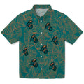 Coastal Carolina Chanticleers Hawaiian Shirt - Leaf Outline | Hula Hawaiian Shirts