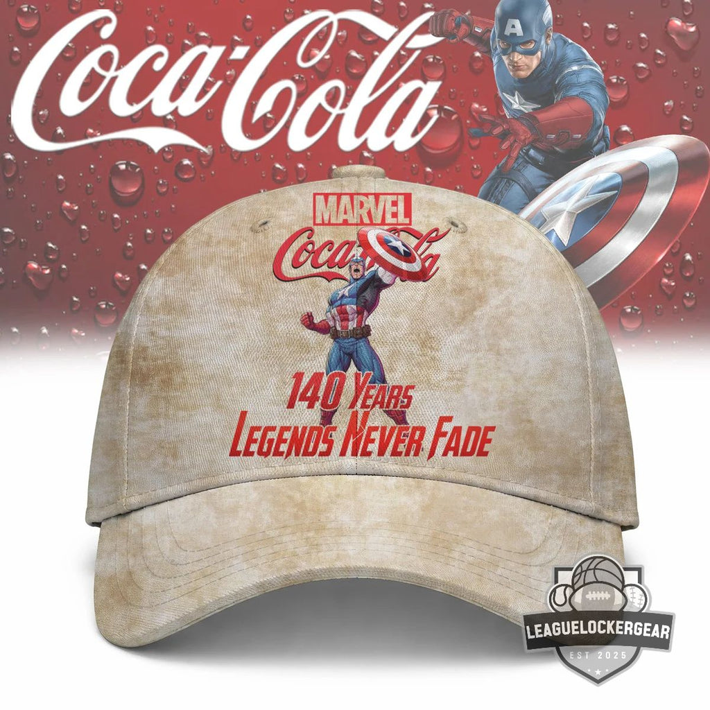 Coca-Cola Spider-Man 140 Years of Heroes Cap - LeagueLockerGear